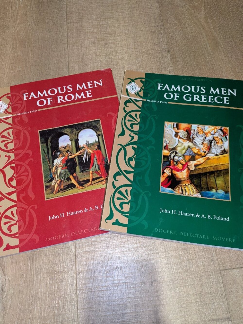 Memoria Press: Famous Men of Rome and Famous Men of Greece Textbooks